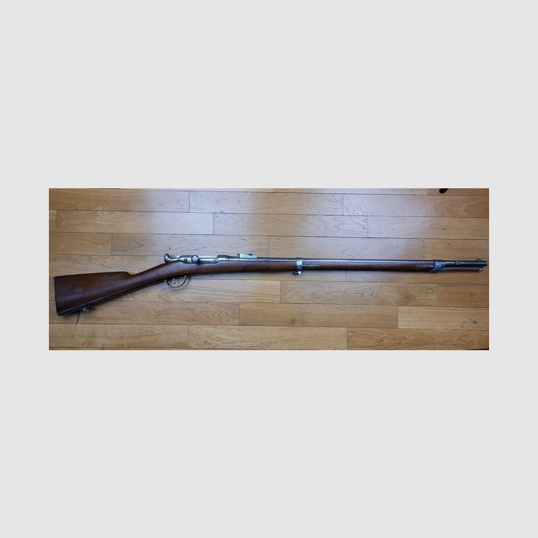 Piękny karabin Chassepot 1866 – Cesarska Wytwórnia w St. Étienne – Październik 1868 – w 1. RTA! – Oryginalny kaliber – Doskonała lufa – TBE, zdjęcie 2 z 27