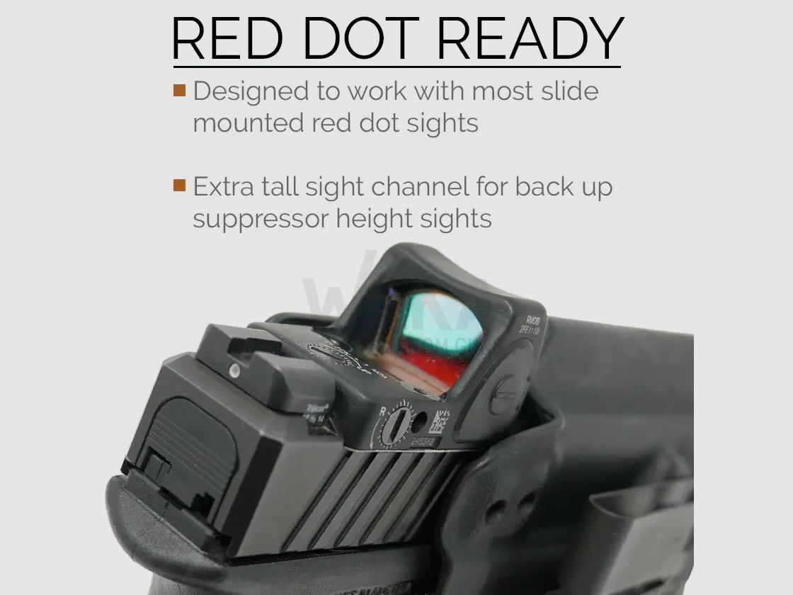 Holster Tenicor CERTUM3 pour Glock 19/45/26 MOS, droitier,