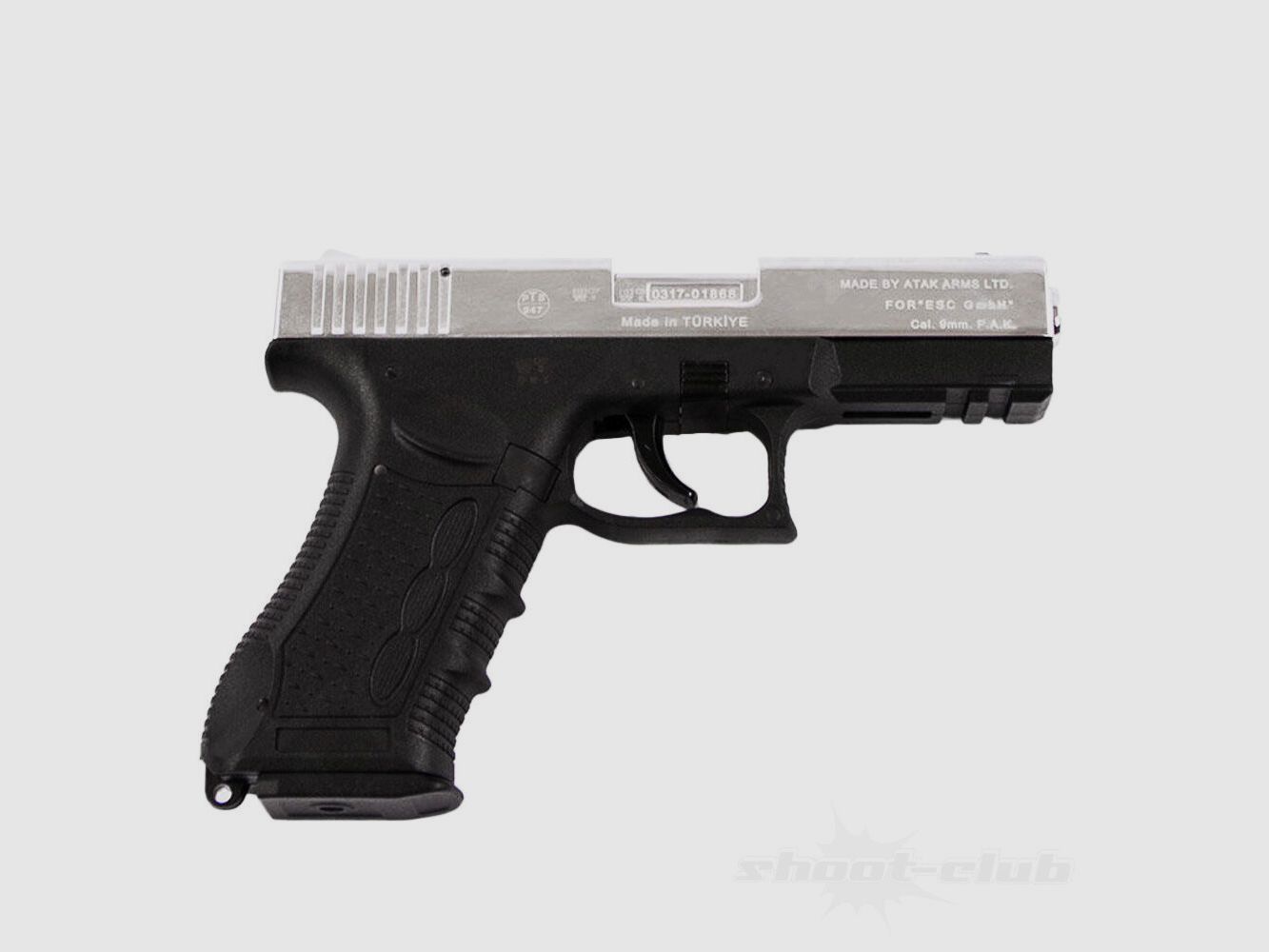 Zoraki 917 Chrom - Special Edition Schreckschusspistole 9 mm P.A.K.