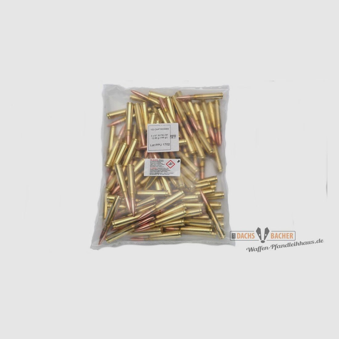 PPU Privi Partizan 8x57 JS 12,85g/198gr FMJ BT 100 Schuß Bulk