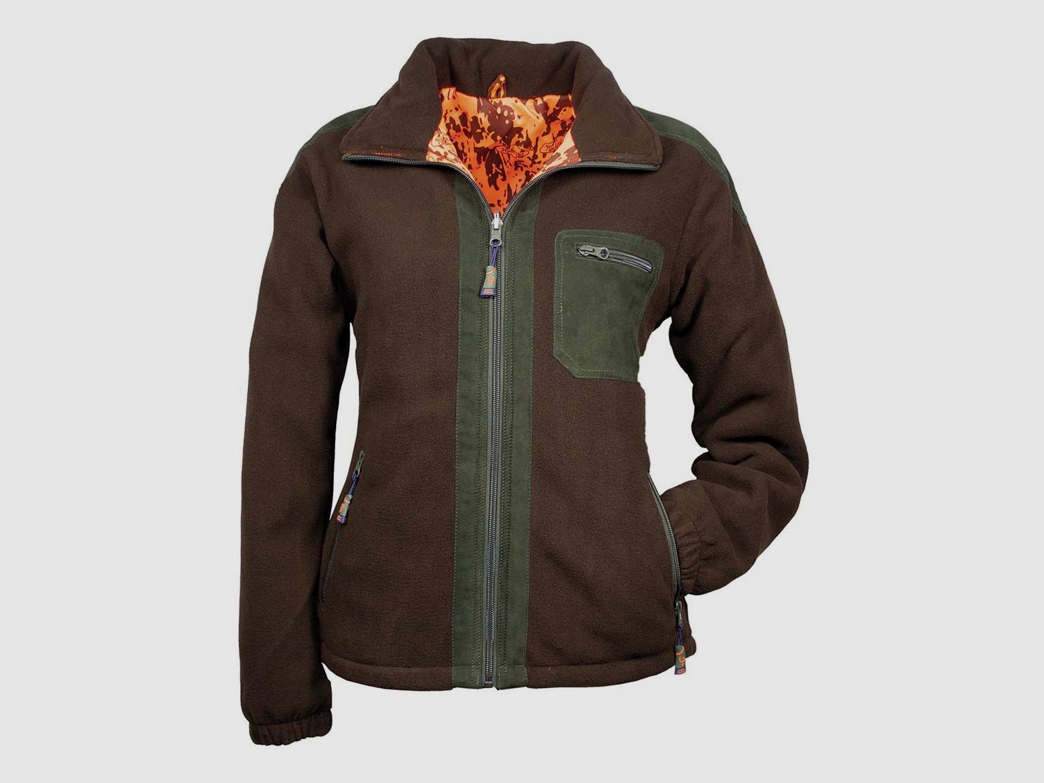 Hubertus Damen Wendefleece Jacke