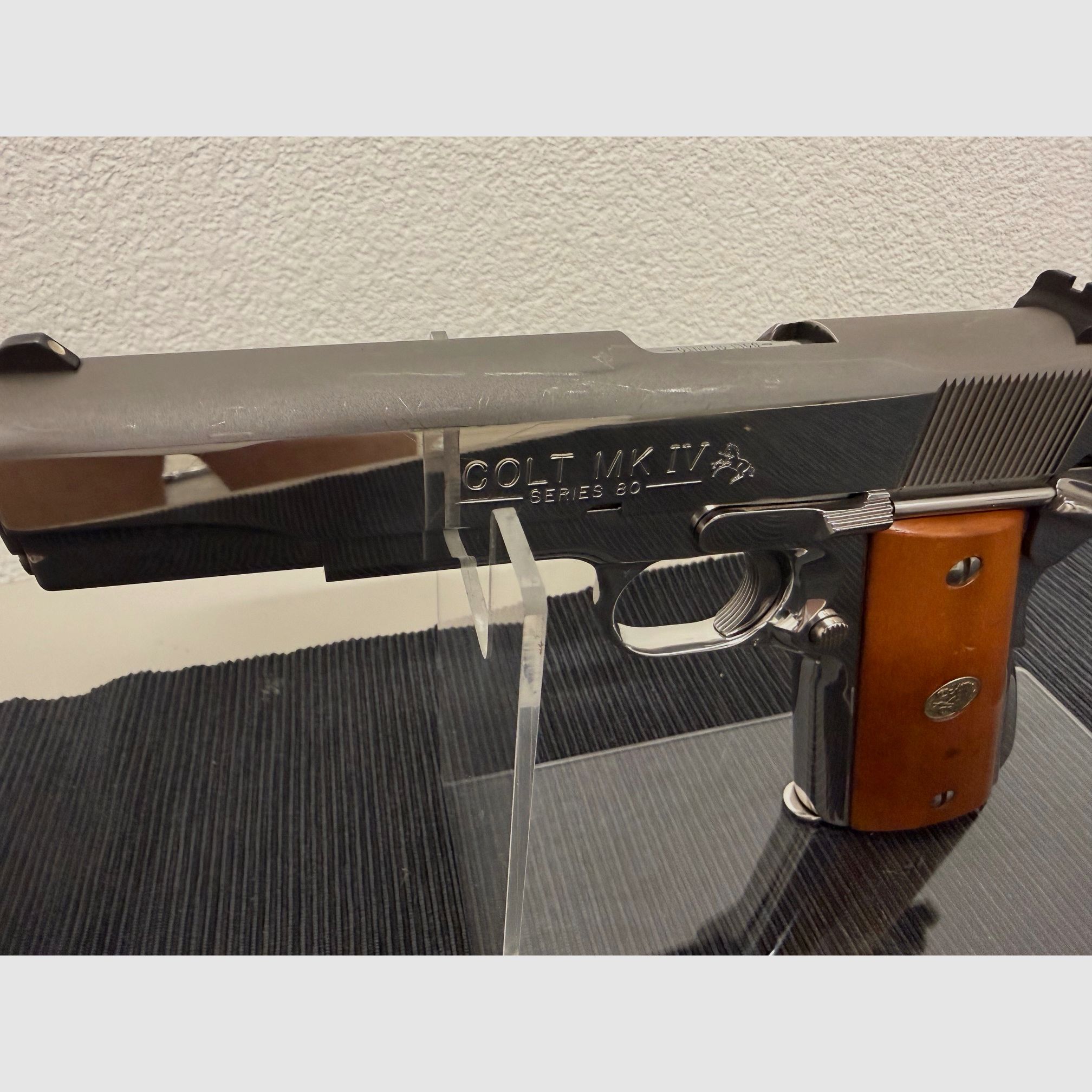 Colt MK IV Series 80 1911 Government in Chrom Kaliber .45Auto  ACP sehr selten!