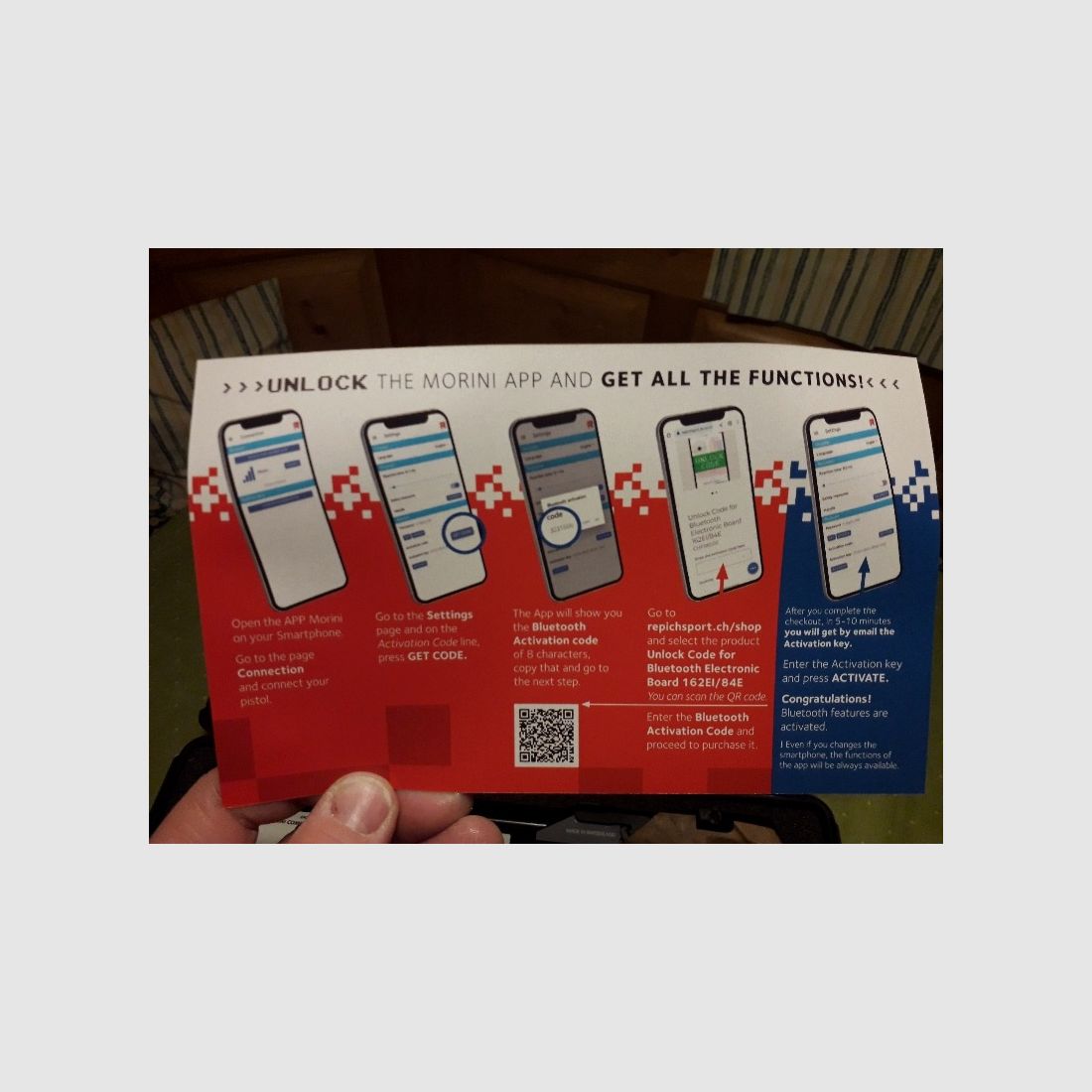 Morini LP CM 162 EI - Titan mit elektronischem Abzug und 2 Kartuschen - NEU - 