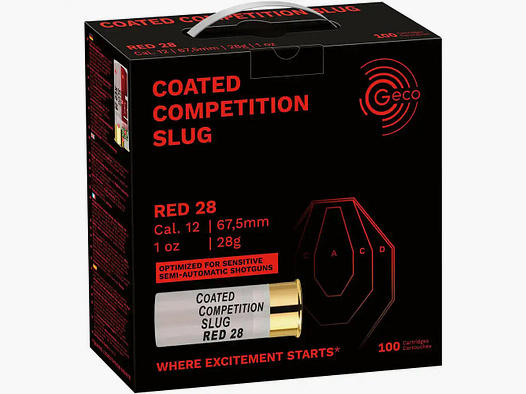 Geco Slugs Red 28 Coated Competition