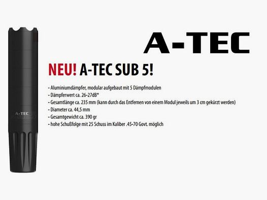 A-TEC SUB 5 FRONT .45-70/44.5mm