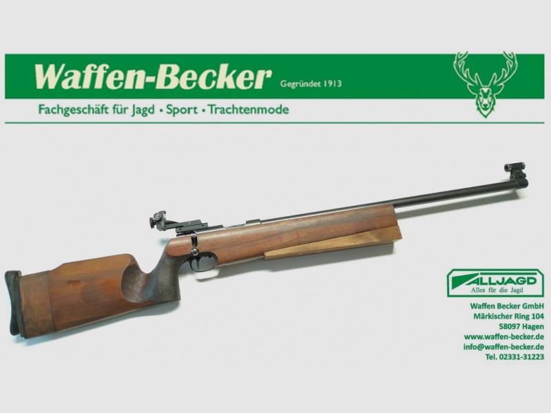 KK-Matchgewehr Walther Kal. .22lr. mit Auflagekeil