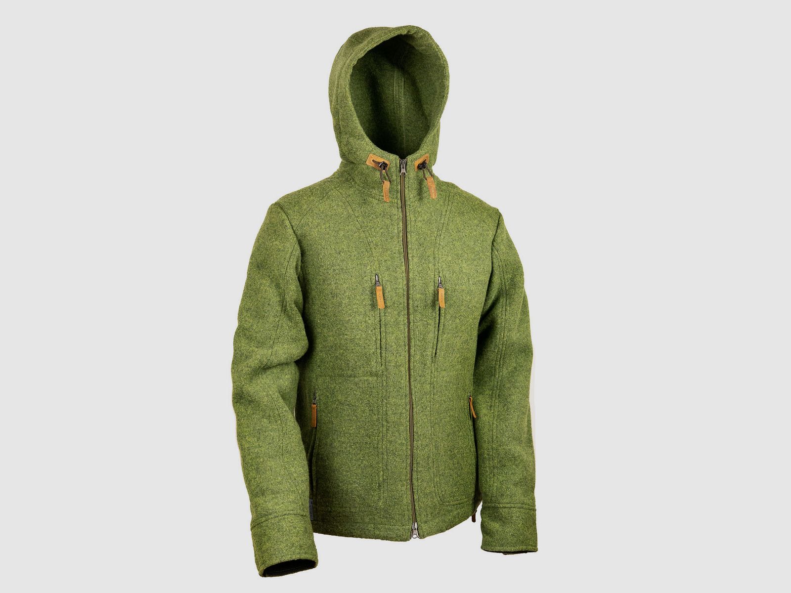 Lodenfleece-Hoodie "Kapuzenhuber" Mod. 2023, Flechte