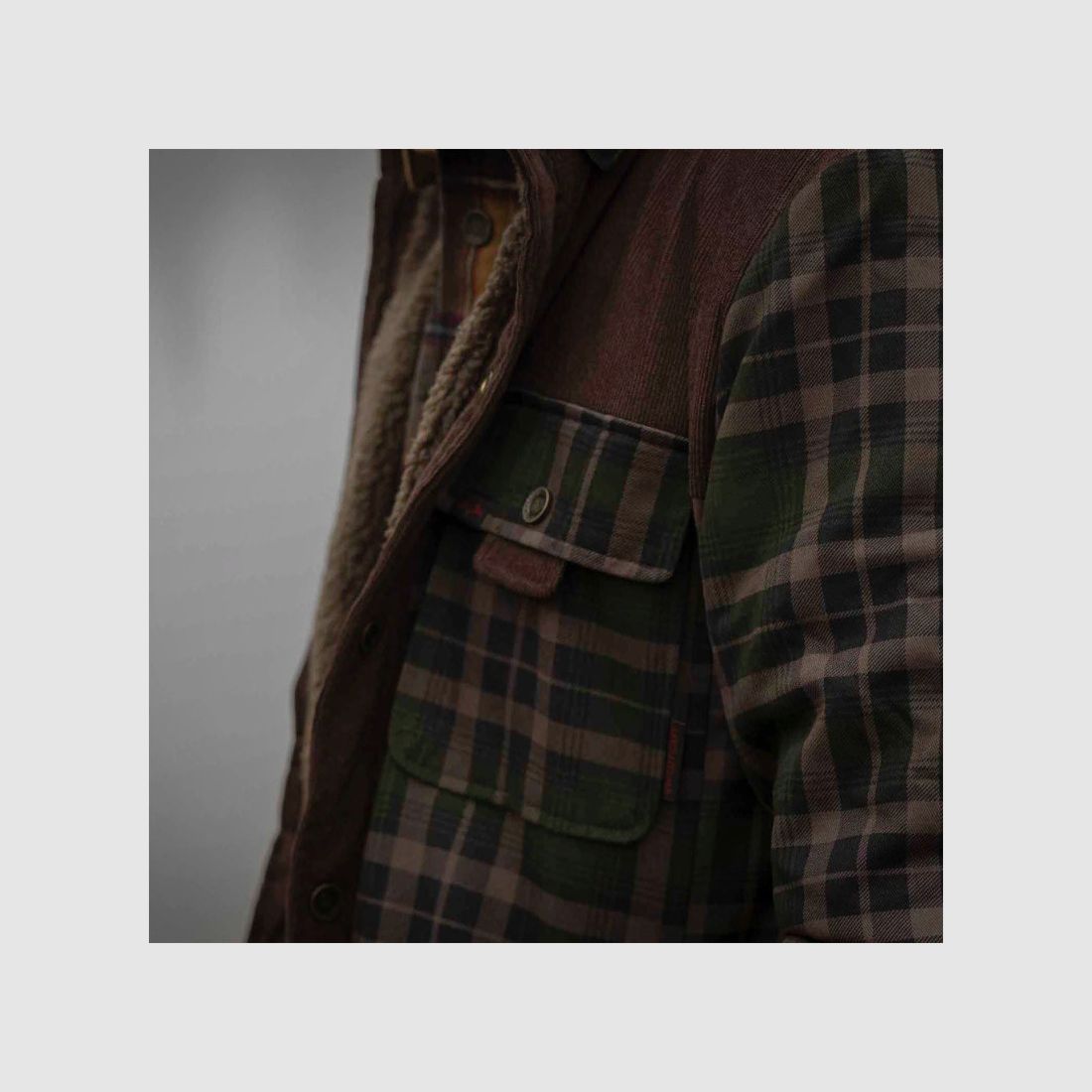 Chemise Swedteam Crest sherpa carreaux homme, image 4 sur 8