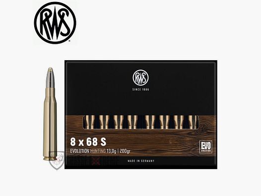 20 RWS patronen kal. 8X68S 200gr Evolution