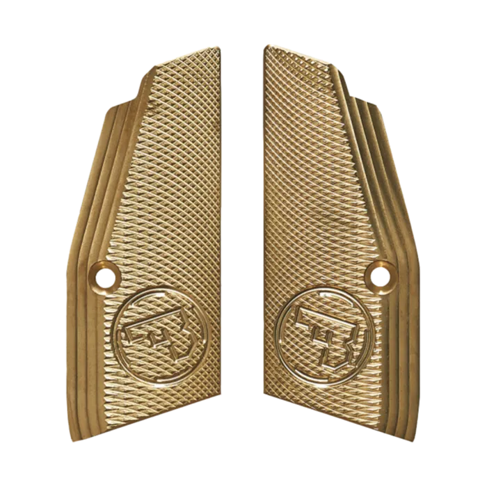 CZ Pannelli Grip TS & SP-01 Ottone Lungo Spesso, 1 Paio - per SP-01