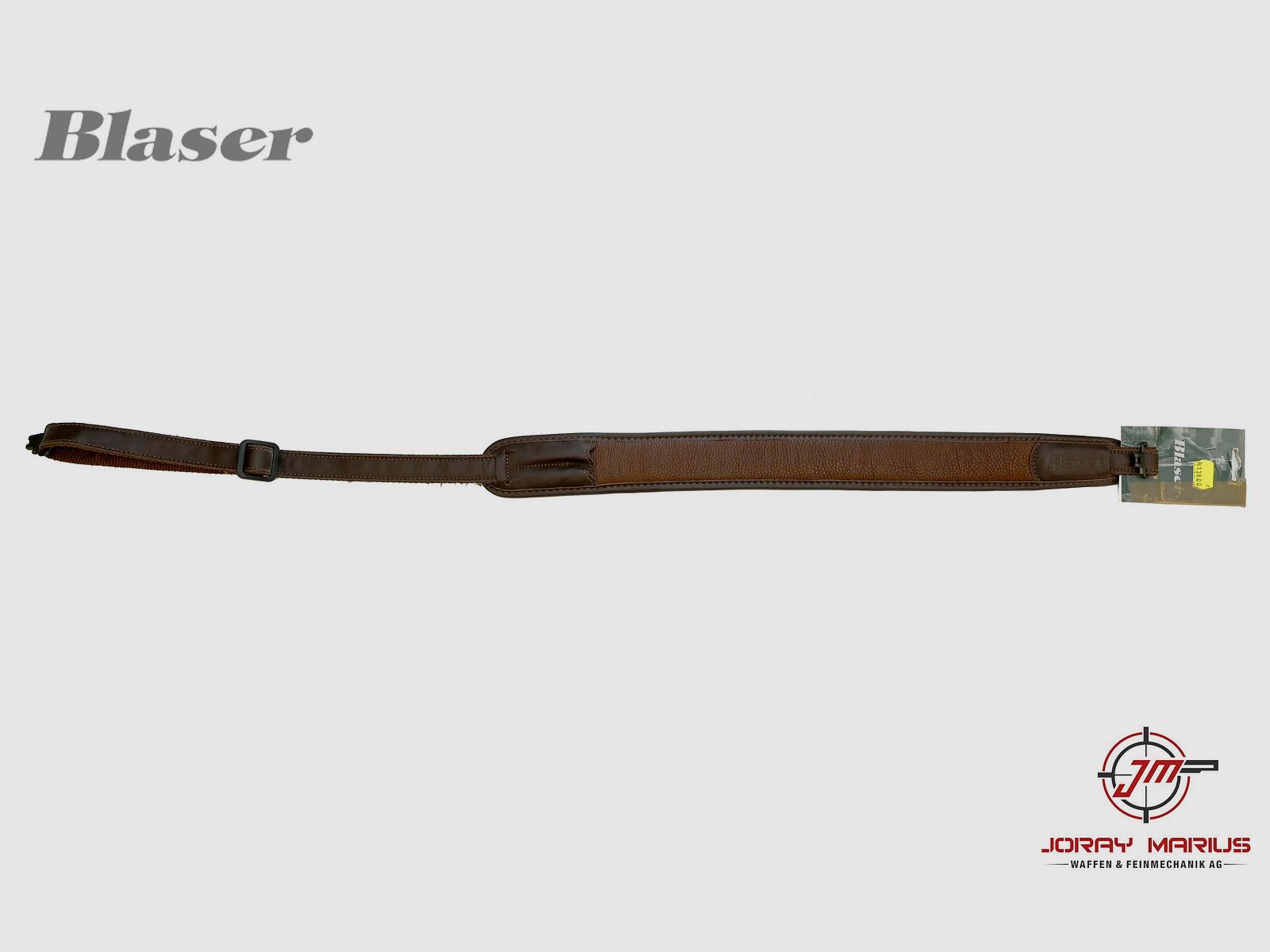 Blaser Gewehrriemen Leder mit Riemenbügeln