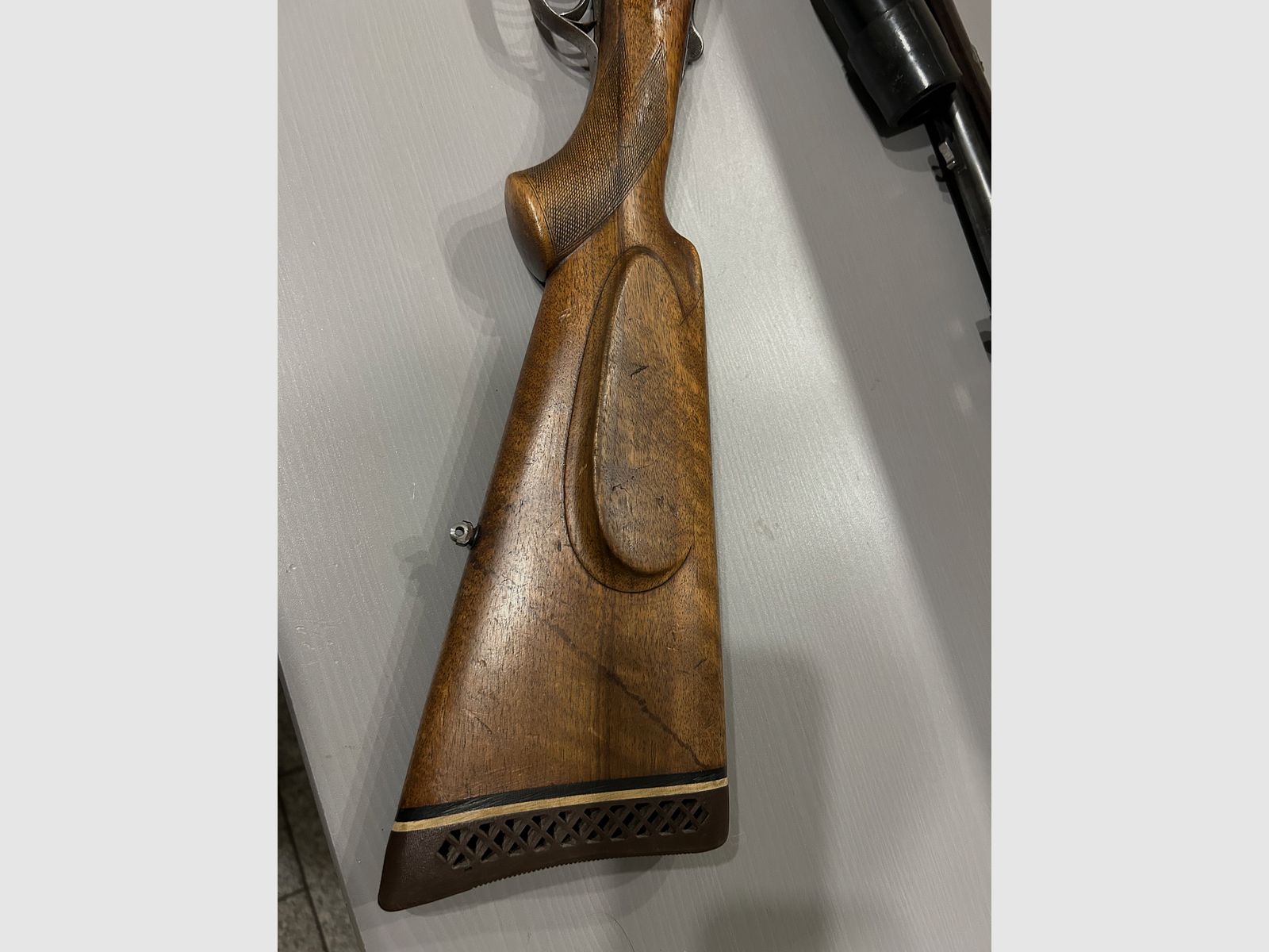 Bockdoppelflinte Merkel Suhl 16/70 mit Krieghoff Wechsellauf 7x57R und Zielfernrohr Zeiss Diavari 1,5x6