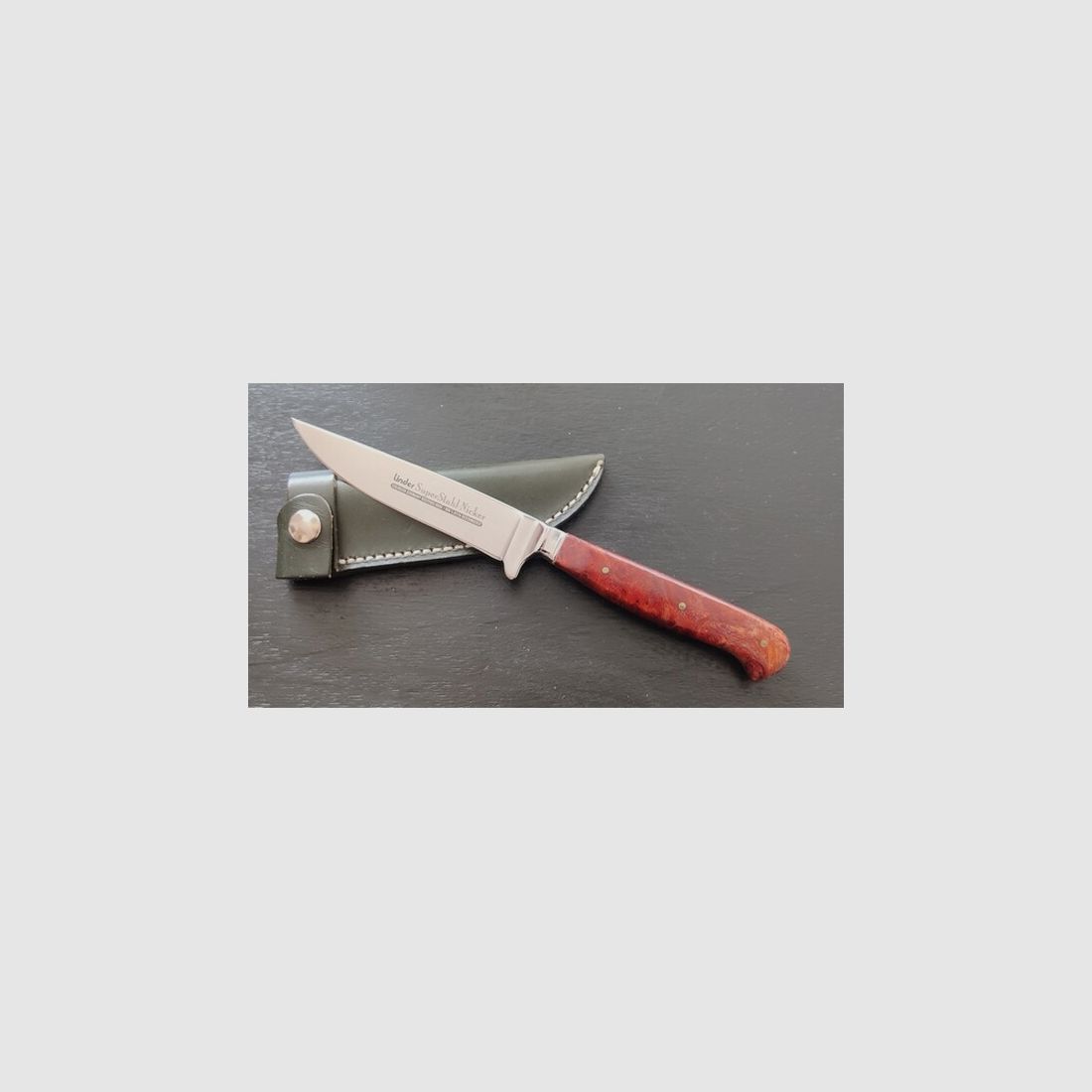 Messer Linder Super Stahl Nicker Sohlingen Germany- Rostfrei INOX. WN 1.4116 geschmiedet