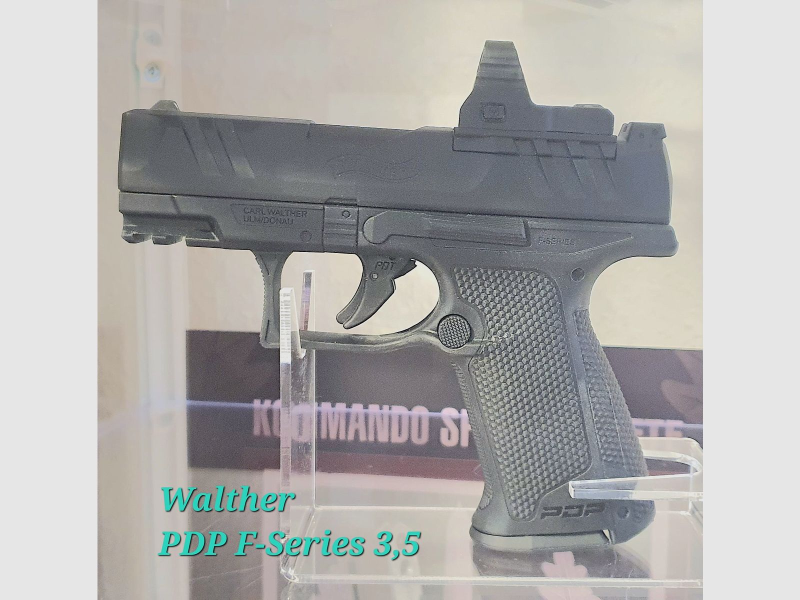 Walther CO2 Pistool PDP F 3,5" met Firefield Reflexvisier Ironclad Mini - F1