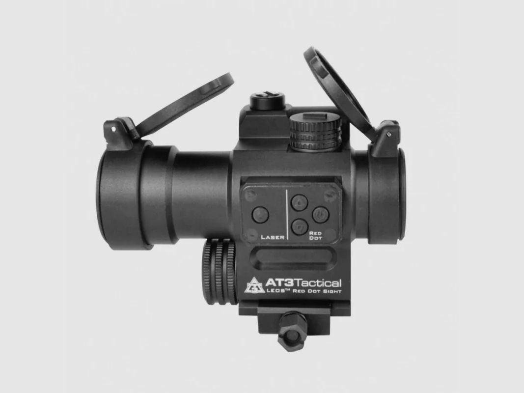 KOLIMATOR AT3 TACTICAL LEOS 2MOA Z CZERWONYM LASEREM, zdjęcie 3 z 4