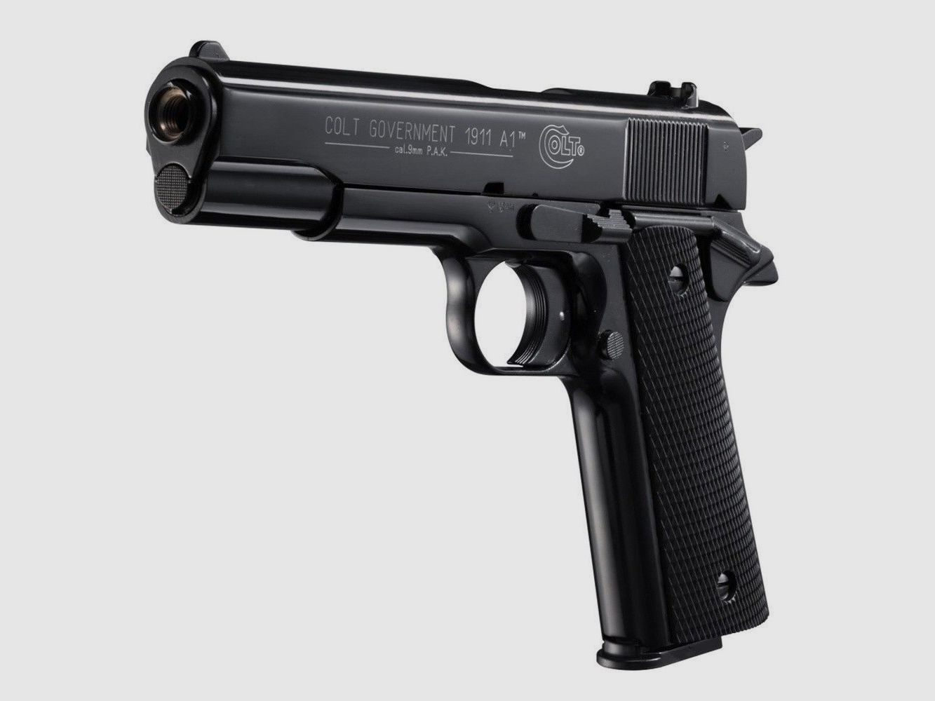 Colt Government 1911 A1 brüniert 9 mm P.A.K. + Platzpatronen