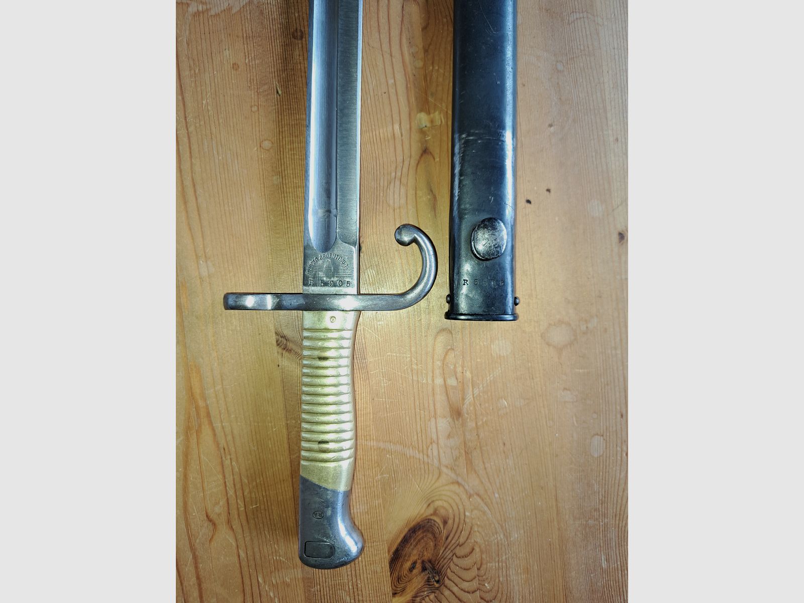 Bajonett Mauser Argentinisch 1891, Weyersberg Kirschbaum , nummerngleich