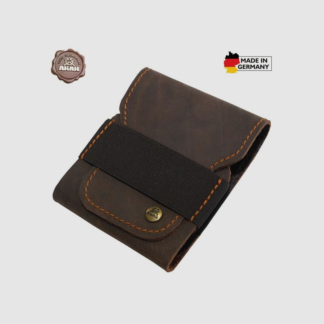 AKAH Patronenetui Büffelleder für RUAG Patronenmodul