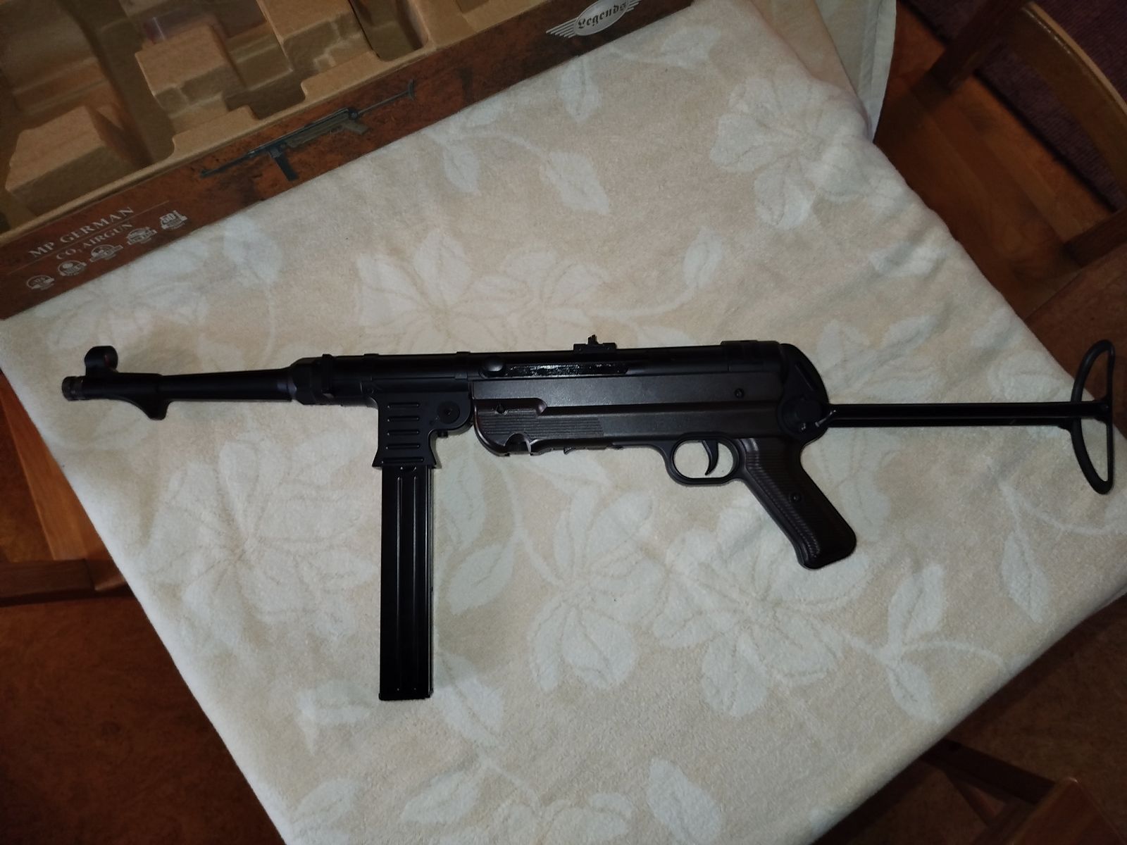 The MP40 in caliber 4.5mmBB 7.5 Joule Co2