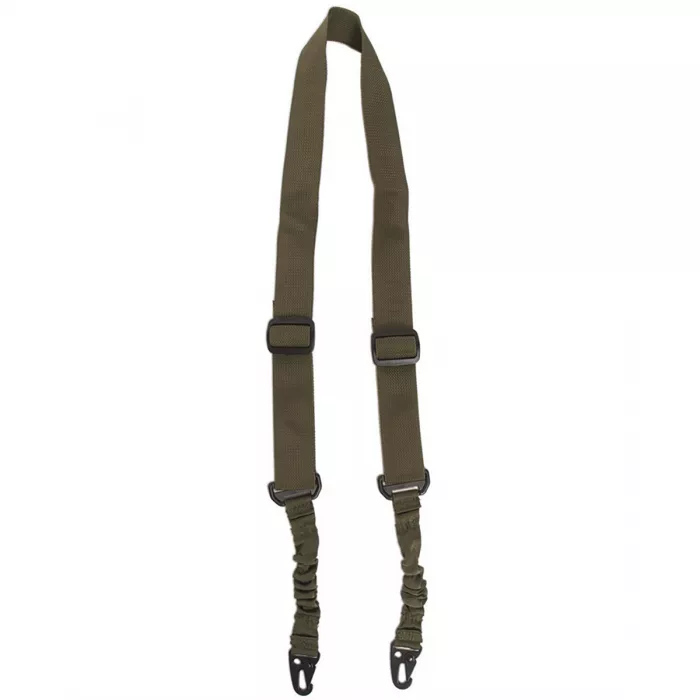 Cintura tattica / cinghia di trasporto con bungee (67-112 cm), 2 punti, oliva