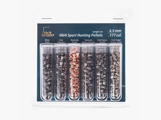 H&N pack de test de 6 cal. 4,5mm divers diabolo