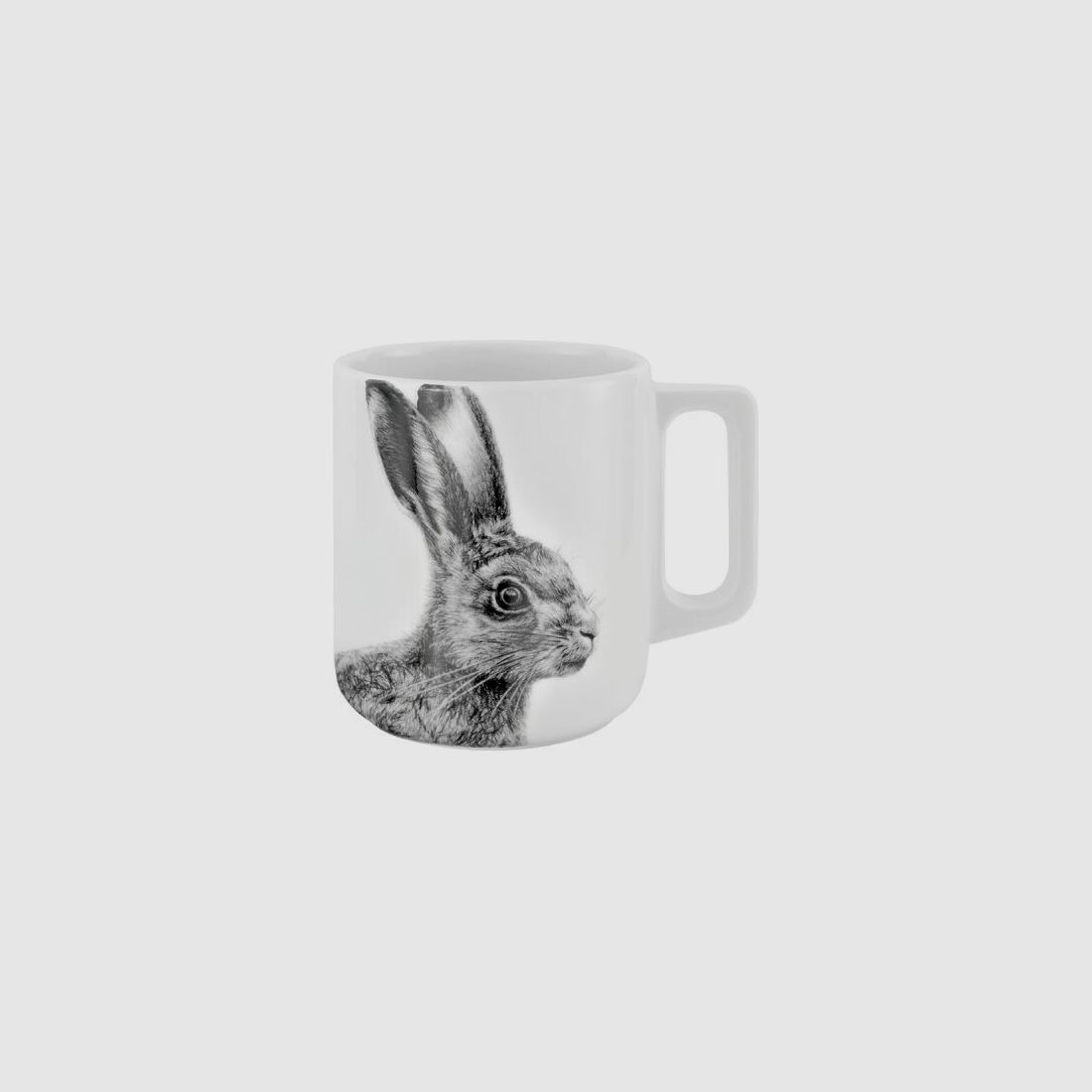 mittelpunkt. Tasse mit Henkel mit Hasenmotiv 370ml