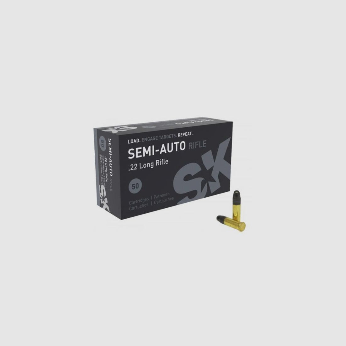 SK KK-Munition .22lr Semi-Auto Rifle 50 Stk SONDERPREIS ab 0,13/Stk