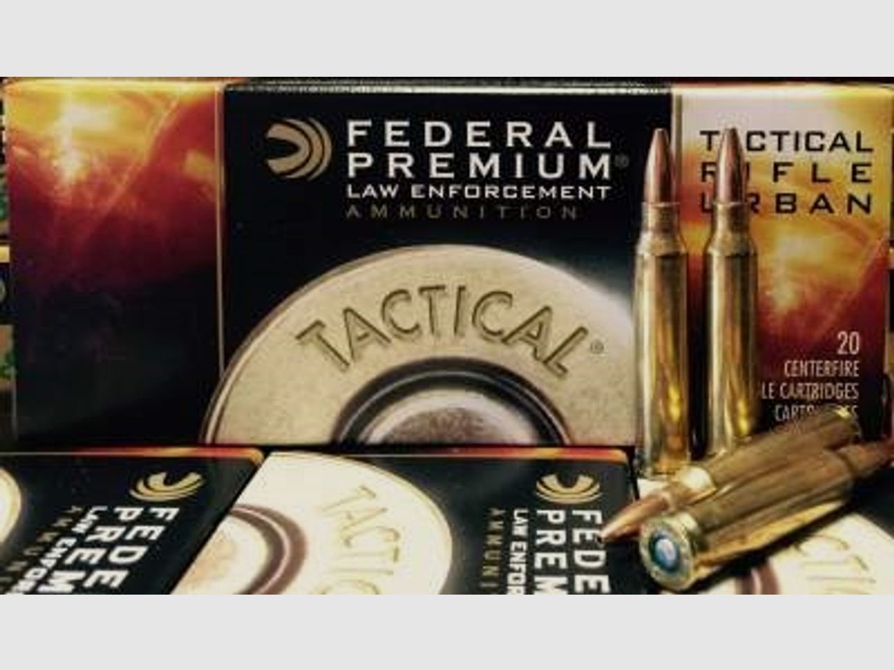 Federal TRU (Tactical Rifle Urban) .223 Rem. 55GR HP 20 Patronen