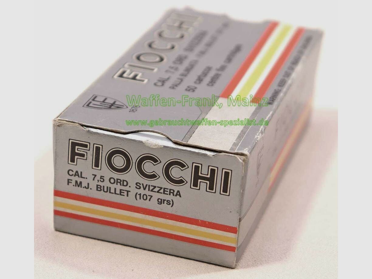 Fiocchi - Italien Revolverpatronen 7,5mm ORD. SCHWEIZ