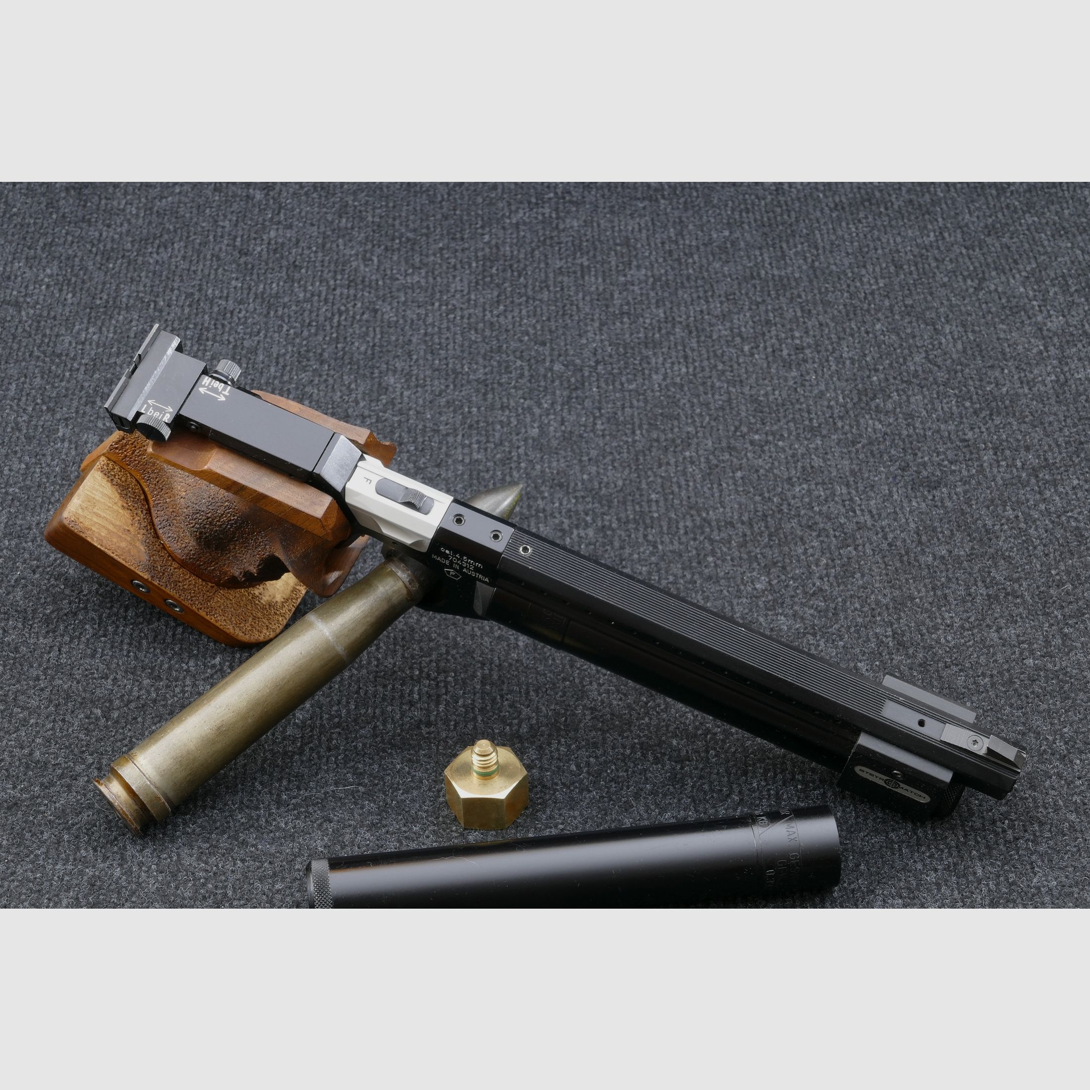 Steyr-Mannlicher LP1 CO₂ Match 4,5 mm „Match 91“ | 2 cartridges + filling adapter Ombouw naar perslucht mogelijk