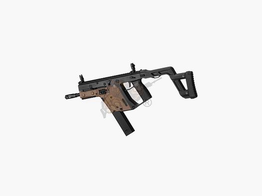 Kriss Vector V2 in Dueltone Zwart / Tan Airsoft Vrij vanaf 18 - S-AEG -F- (Krytac)