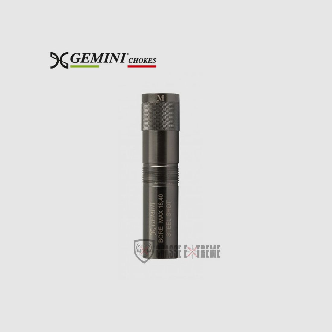 Choke GEMINI Exterior +20 mm Crio Plus Acero Cal 12