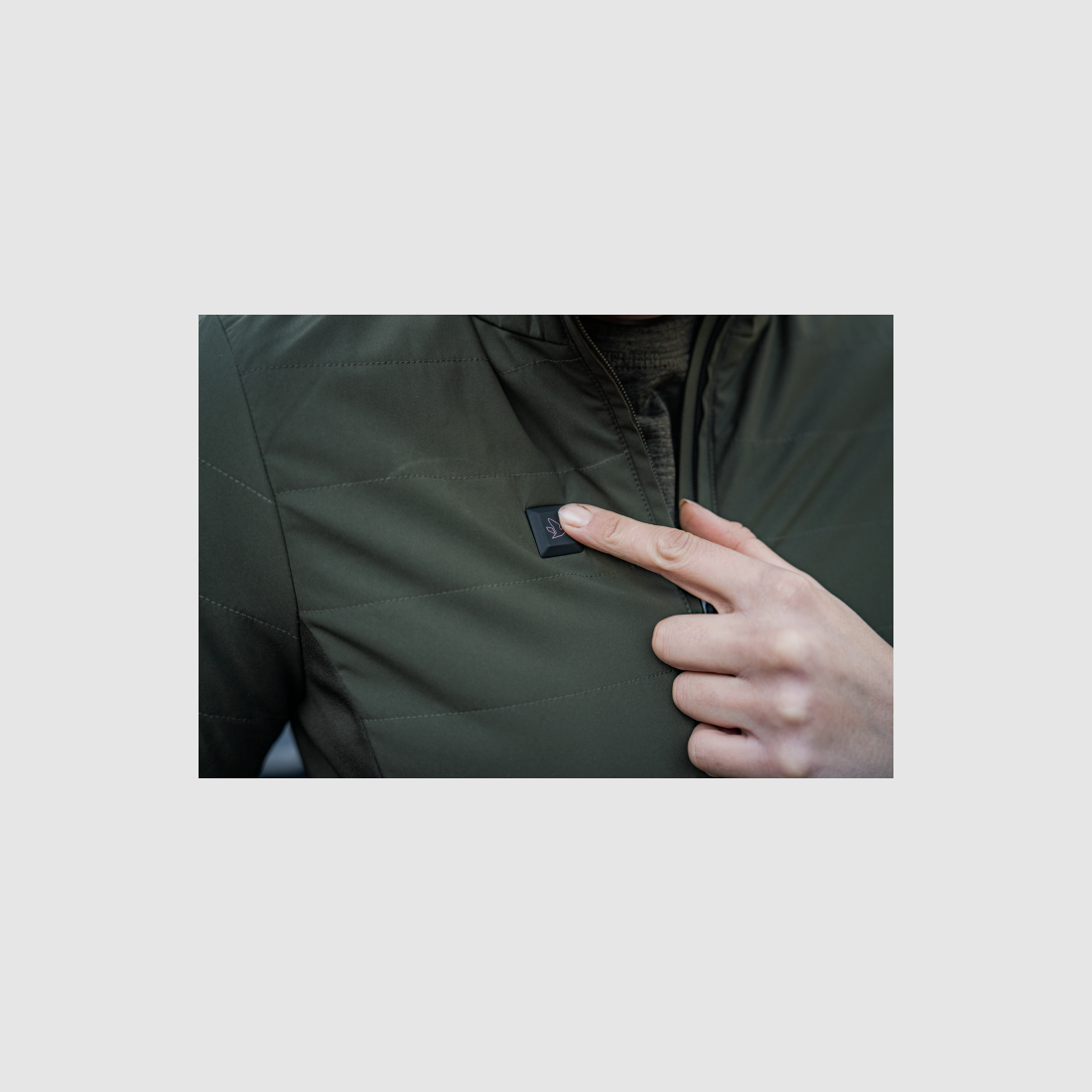 Giacca riscaldata da donna Seeland Celsius Aia Heat – Pine Green (405430030), immagine 8 di 9
