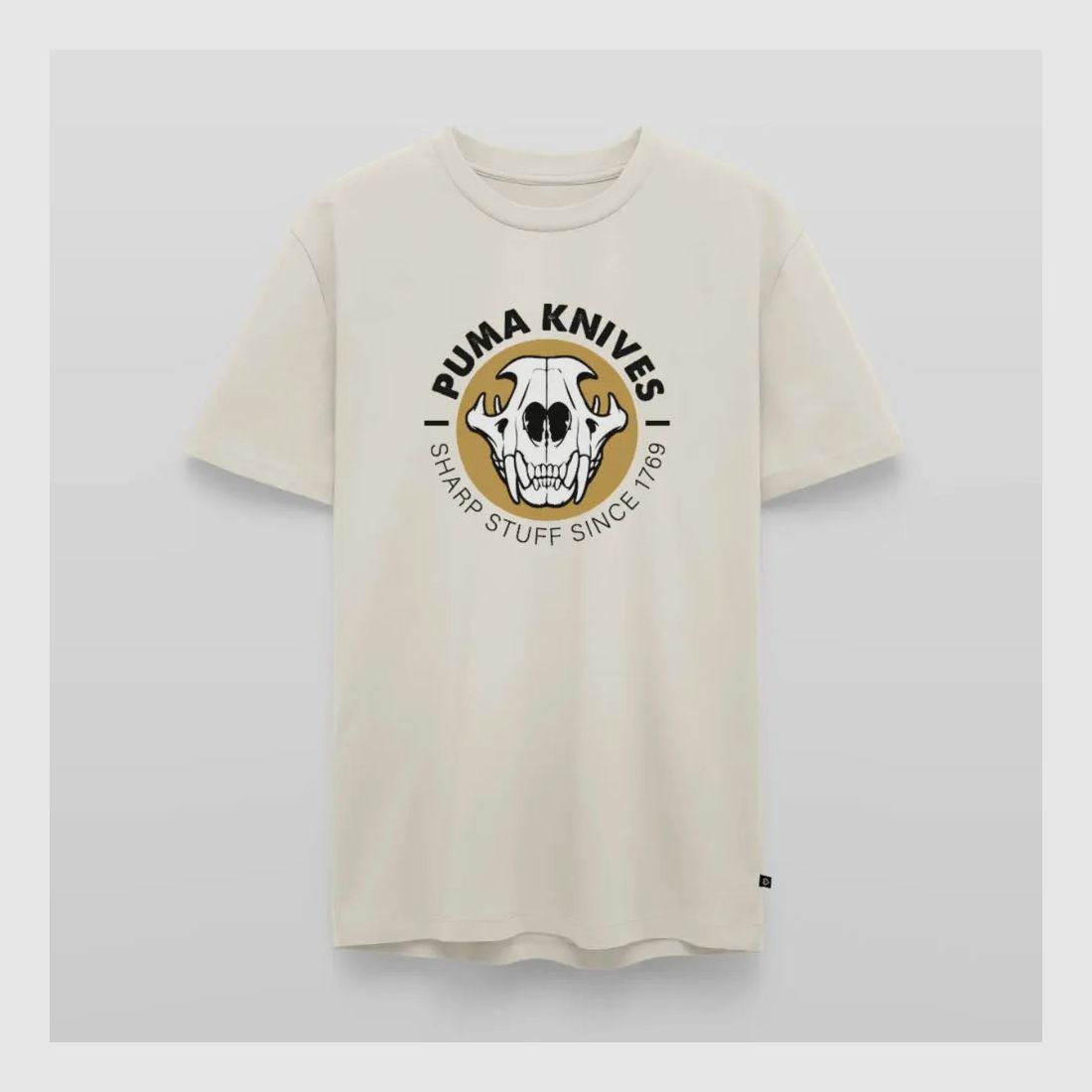 PUMA Men’s Premium T-Shirt "Skull Frontal Sharp Stuff"