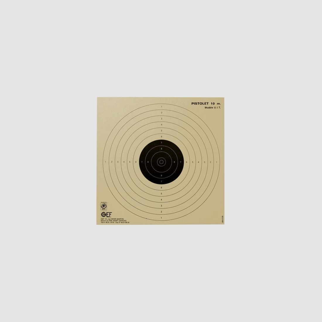 100 ZIELE PISTOLE 10M