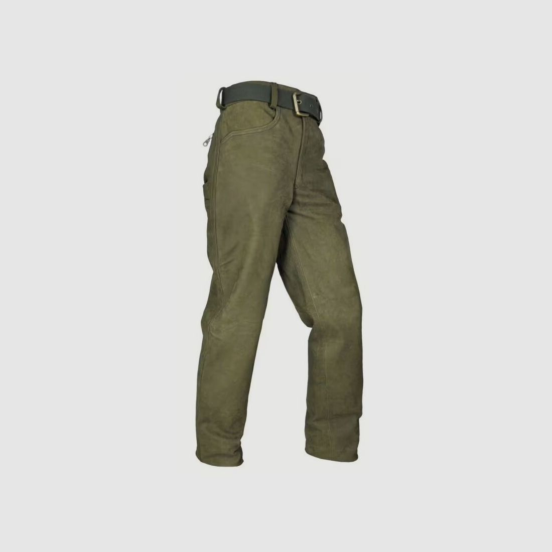Hubertus Damen Jagdhose Leder Schmalreh