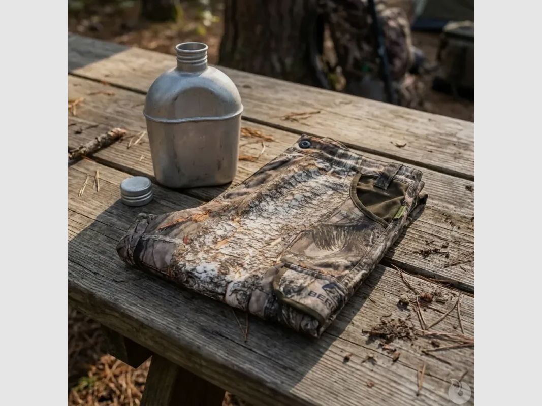 Bermuda Treeland leicht Polyester Baumwolle Camo Wald/Braun 38 bis 48, Bild 6 von 11