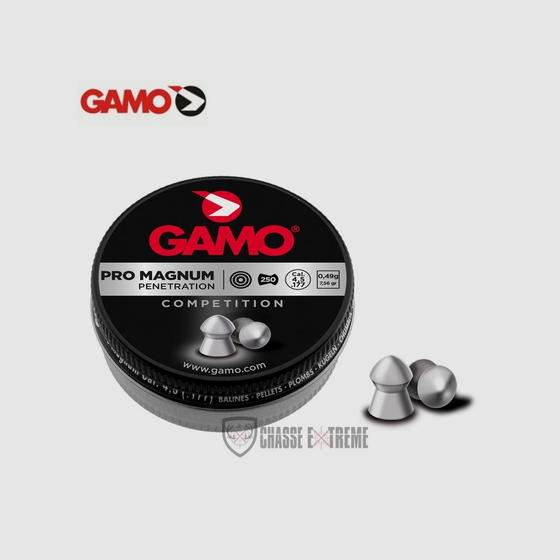 250 Diabolos GAMO Pro Magnum Spitzkopf Kal. 4,5 mm, Bild 1 von 7