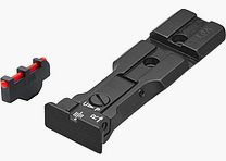 LPA WXT0407-F1 BLACK BAS adjustable revolver sight with Weaver base for 629, 686, 586, 627, 66, 67, 696, 17, 19, 657, 610, 625, 29, 27 and new for caliber .50 – Black sight picture