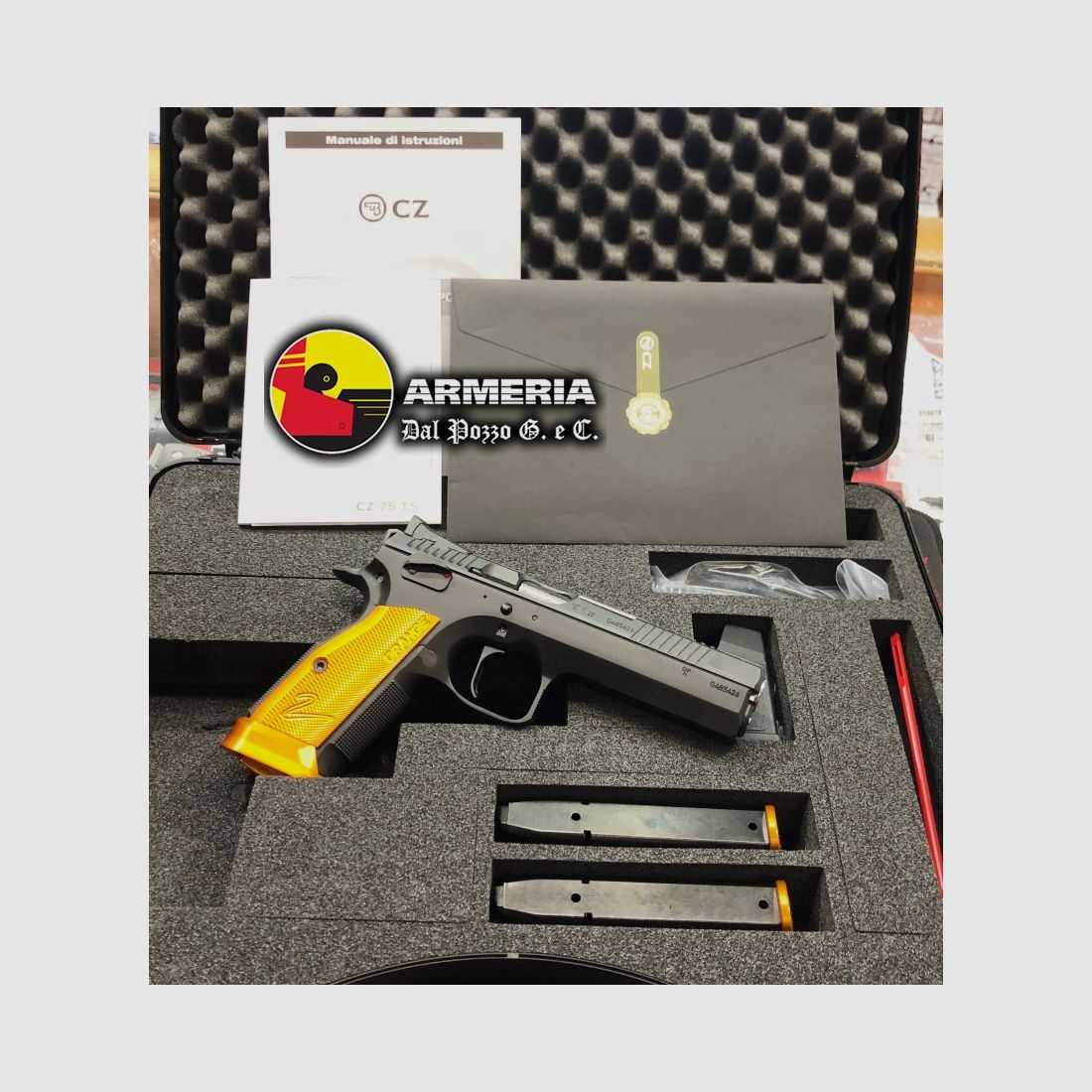 CZ TS 2 ORANGE 40 S&W, afbeelding 1 van 3