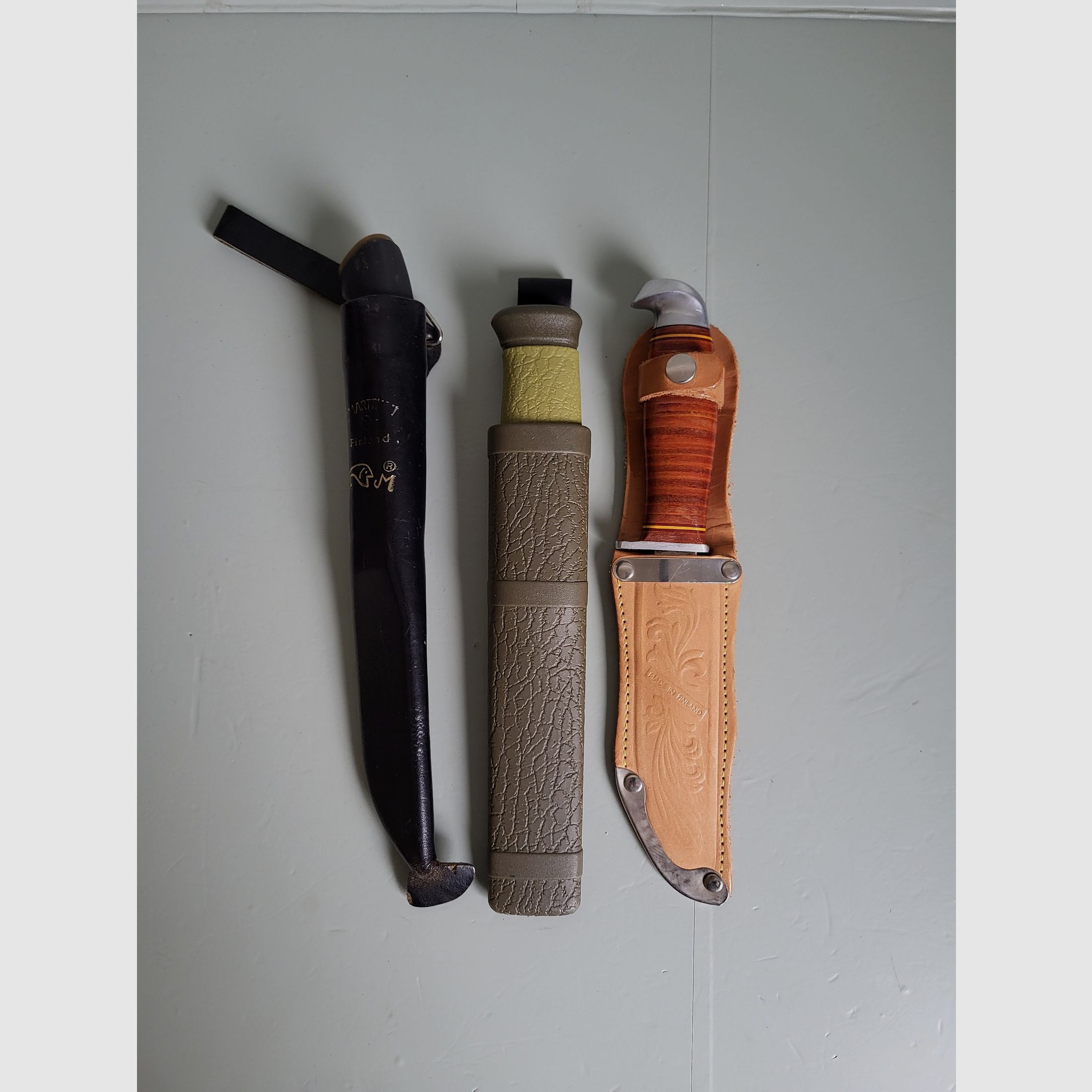 Jagd Messer - Schweden - Finnland - Signierte - Design Messer