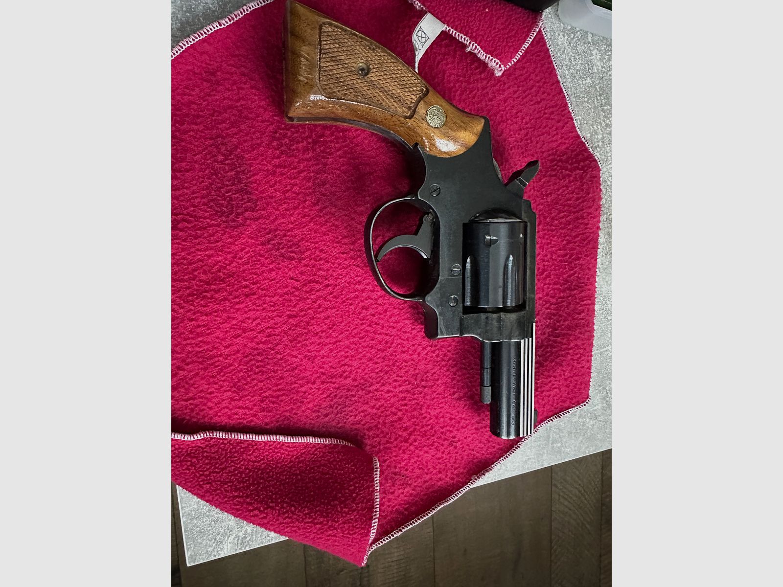 Reck Wildcat model Panther PTB 178 with S&W grips cal. 380 blank