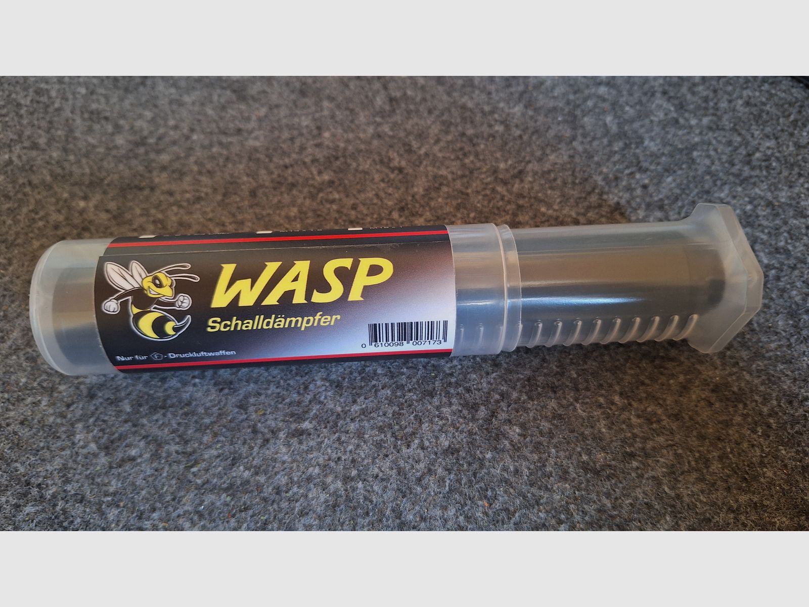 WASP MKII geluiddemper "F" tot Cal.5,5mm luchtwapens