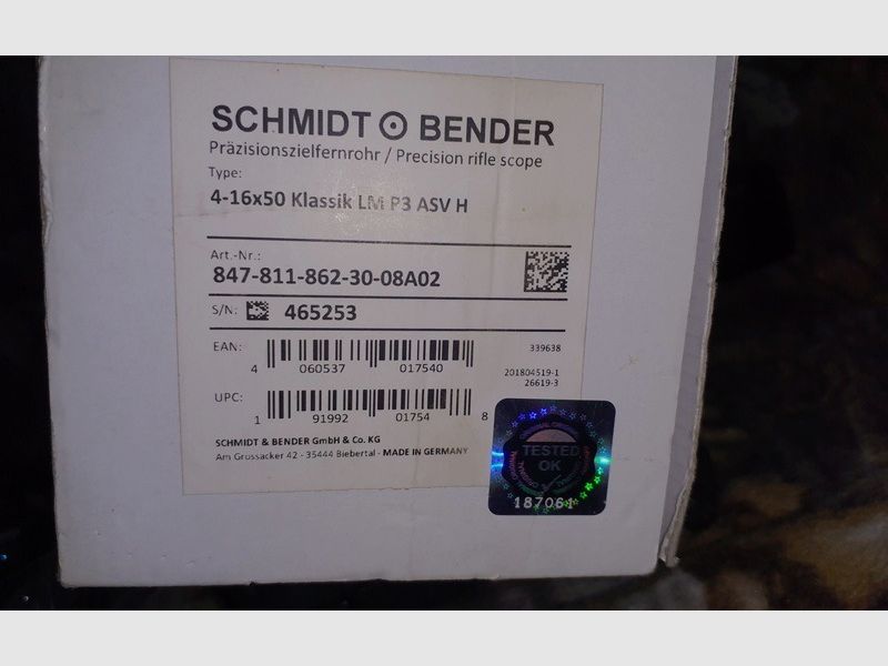 Schmidt & Bender Long Range Klassik 4-16x50