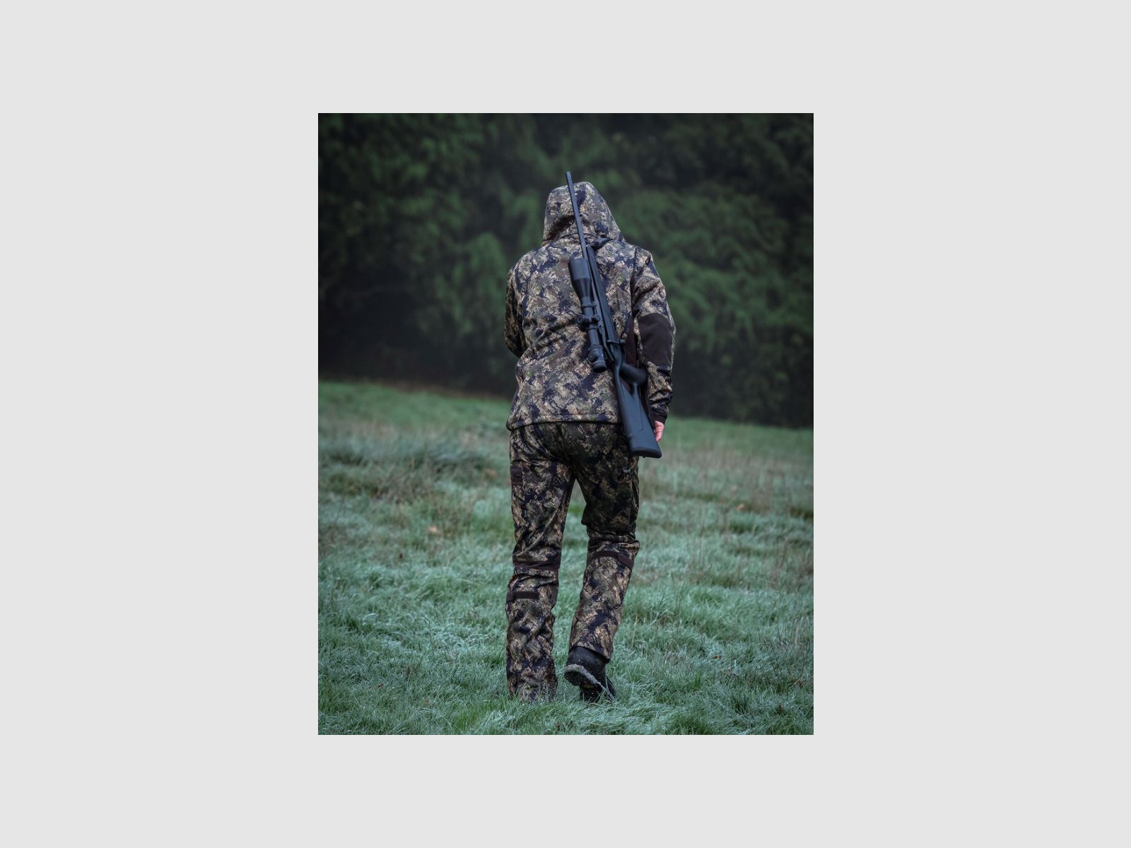 SHOOTERKING Huntflex Wąż Cyfrowy Kamuflaż Leśna Mgła