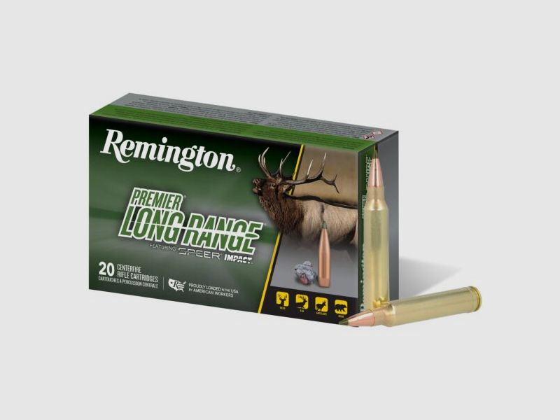 Patronen Remington Long Range Kaliber 7Mm Remington Mag 175 Gr Geschoss Speer Impact, Bild 1 von 6