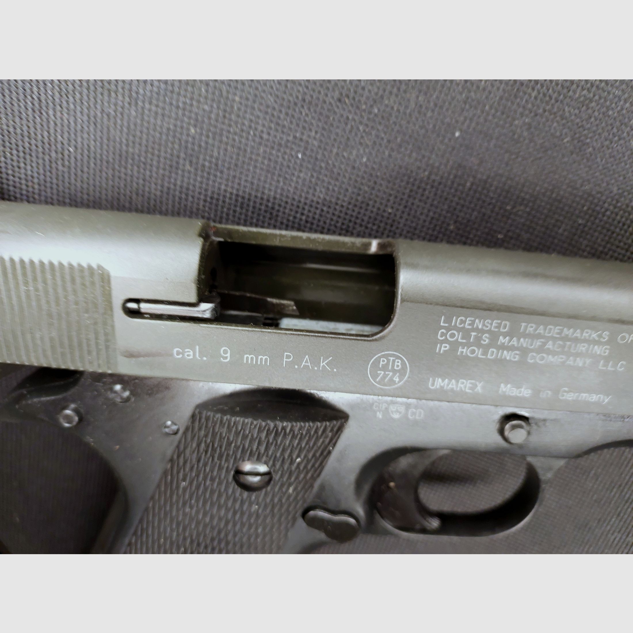 Colt Government 1911 A1 Pistolet alarmowy 9mm P.A.K. (PTB 774)