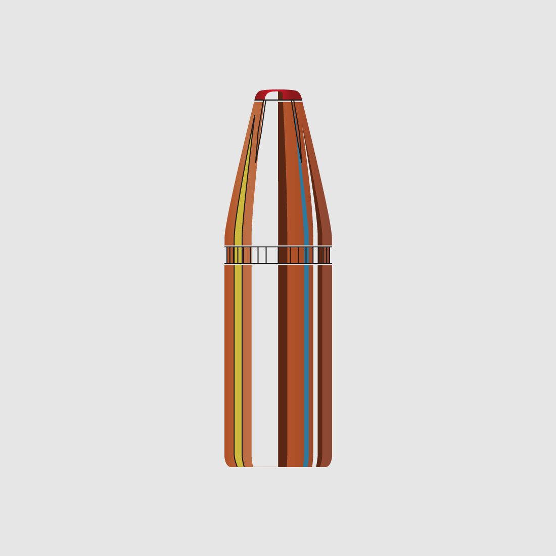 Proiettile Hornady .35/.357 (.350 Legend) Sub-X 250GR 100 pezzi