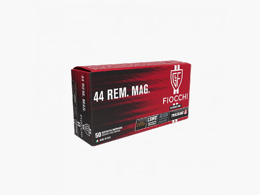 FIOCCHI .44REM-MAG LSWC - 200 GRS./ 12,96 G -50 PATRONEN