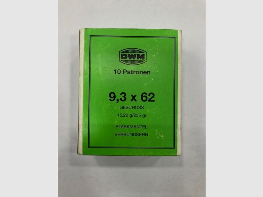 DWM PATRONEN 9,3X62 GR 235, Bild 1 von 2